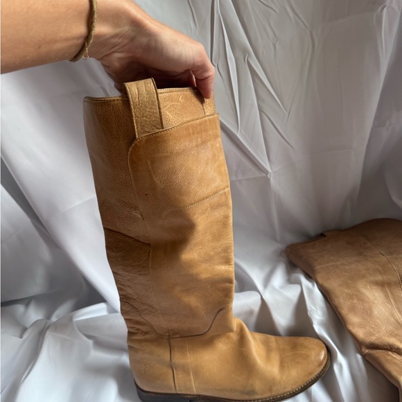 Vintage Frye Leather Knee-High Boots - Picture 1 of 5